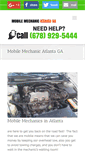 Mobile Screenshot of mobilemechanicatlantaga.com